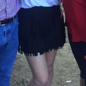 fringe skirt
